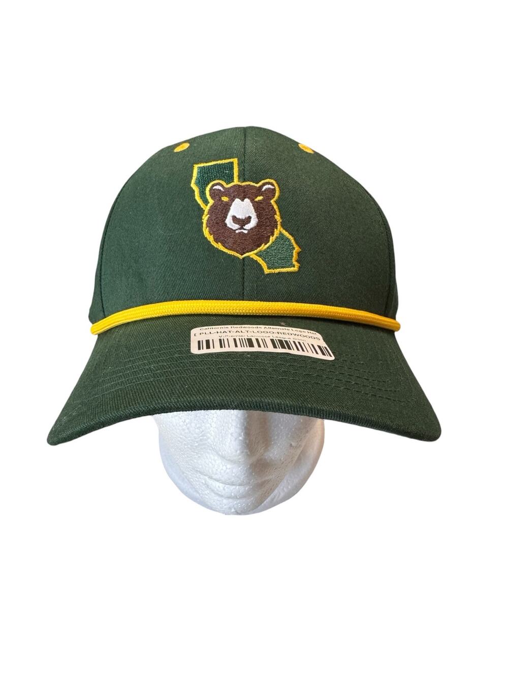 California Redwoods *NEW* Premier Lacrosse League Green Cap One Size SnapBack